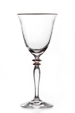 şarap cam izole