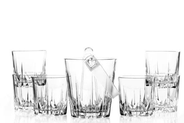 Group of glass isolated — Stock Photo, Image