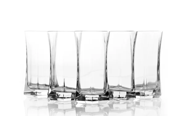 Grupo de vidrio aislado — Foto de Stock