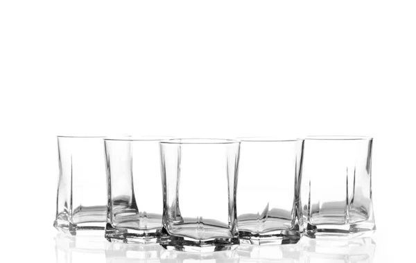 Üveg, izolált csoport — Stock Fotó