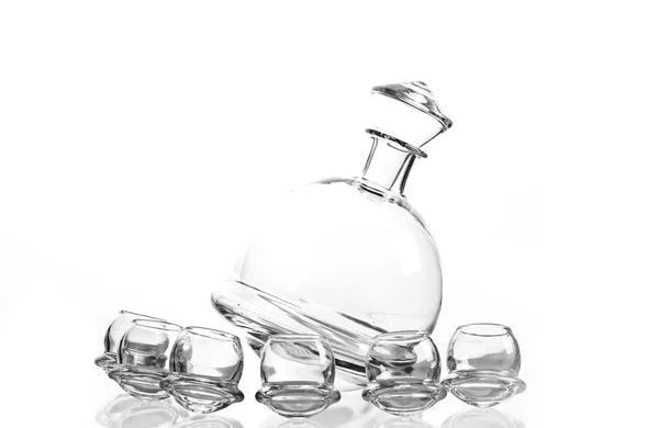 Set of glass containers — Stock Photo, Image