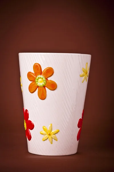 Vaso di fiori vuoto — Foto Stock