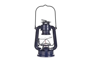 beyaz zemin üzerine eski fener