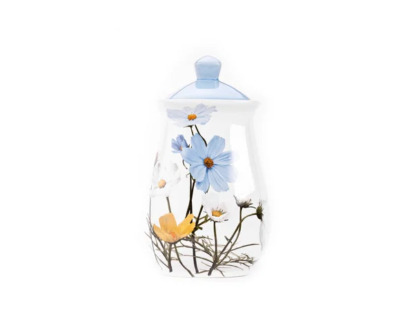 China jar isolated on white background — Stock Photo, Image