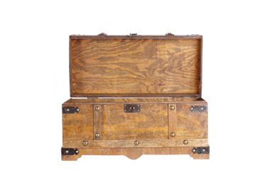 izole, eski ahşap sandık