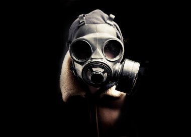 Gaz Maskeli adam portresi