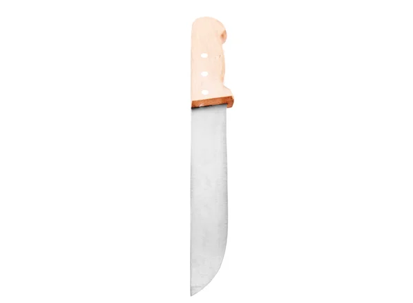 Kitchen knife isolated with clipping path — Stock Photo, Image