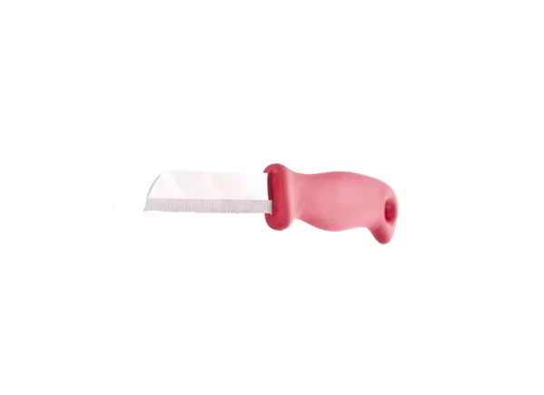 Kuchyňský nůž s ořezovou cestou, samostatný — Stock fotografie
