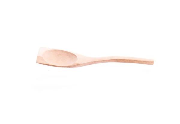 Wooden spoon on White background — Stock Photo, Image