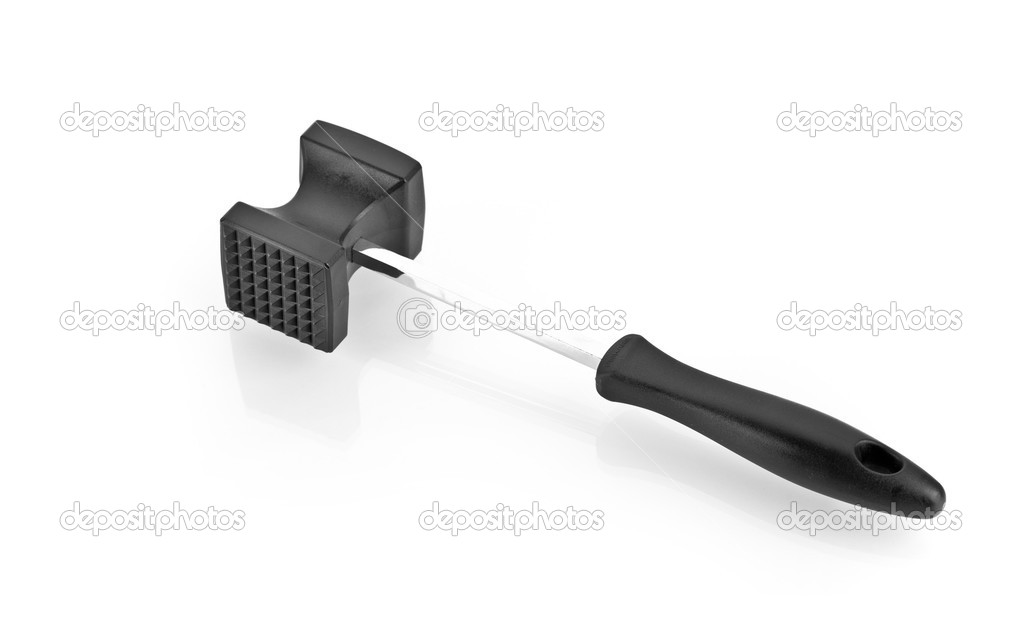 Meat tenderizer isolated on white