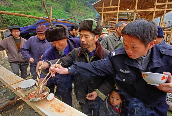 Vacances de village dans le sud-ouest de la Chine . — Photo