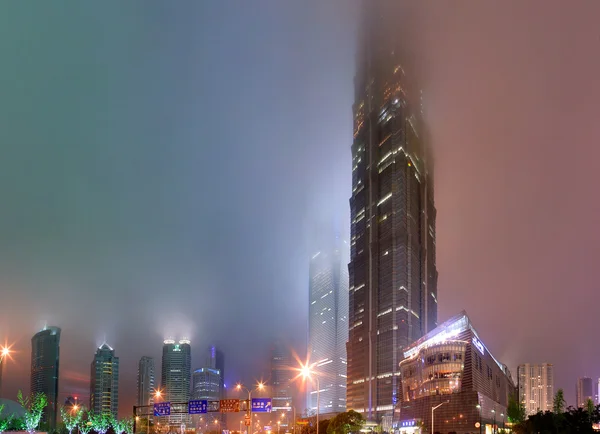 Shanghai, china, pudong district, jin mao toren — Stockfoto