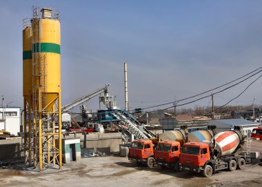 hazır karışım Beton Santrali, kamyon Mikser.