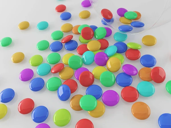 Kolorowe gumballs Obraz Stockowy