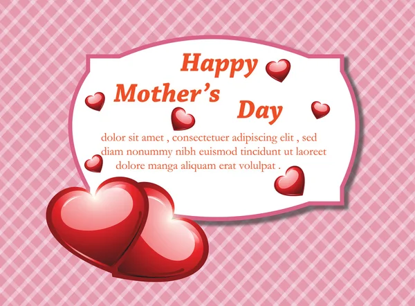 Vintage mothers day wallpaper — Stock Vector