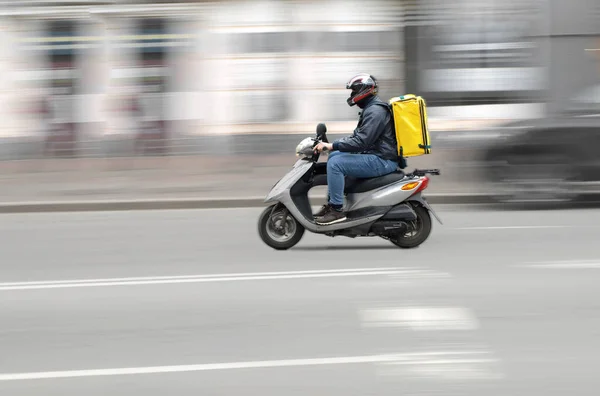 Waas Koeriers Voeren Orders Uit Voor Levering Van Goederen — Stockfoto