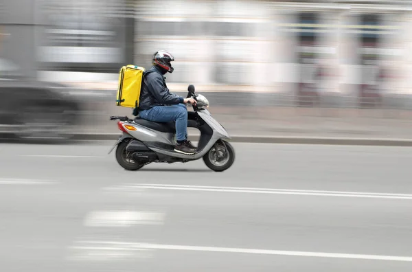 Waas Koeriers Voeren Orders Uit Voor Levering Van Goederen — Stockfoto