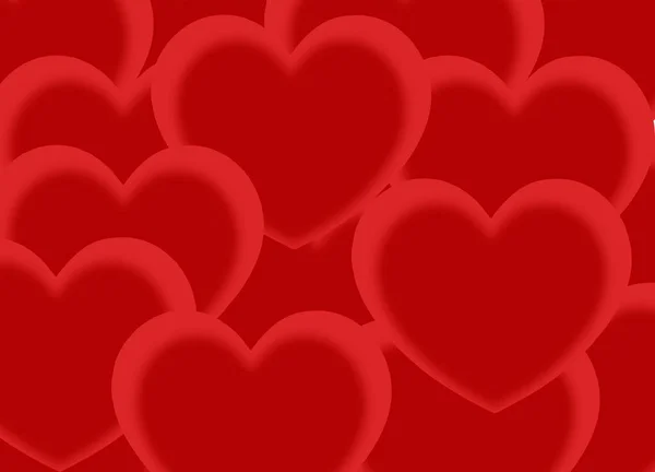 Fondo Abstracto Corazones Para Día San Valentín —  Fotos de Stock