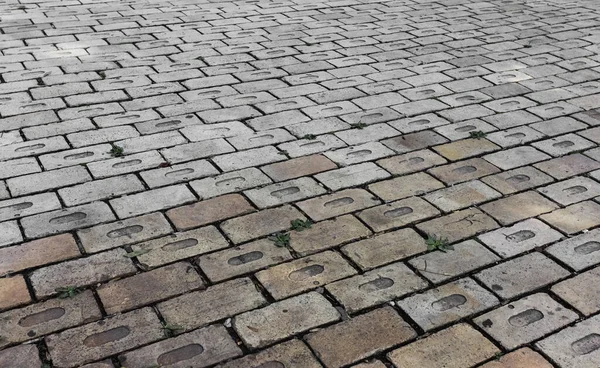 Paving Surface Street Clinker Bricks — 스톡 사진
