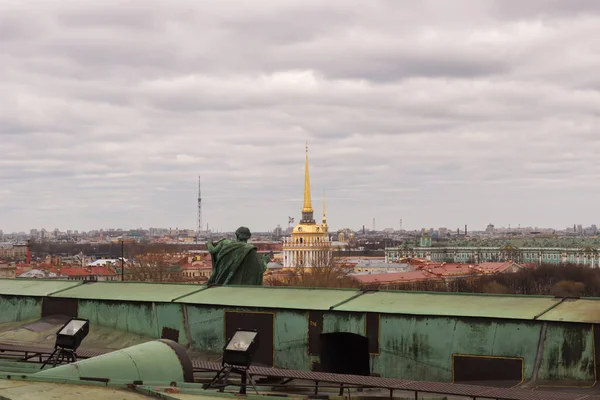 Vista San Petersburgo Desde Techo Catedral Isaac —  Fotos de Stock