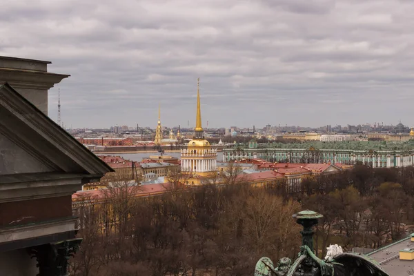 Vista San Petersburgo Desde Techo Catedral Isaac —  Fotos de Stock