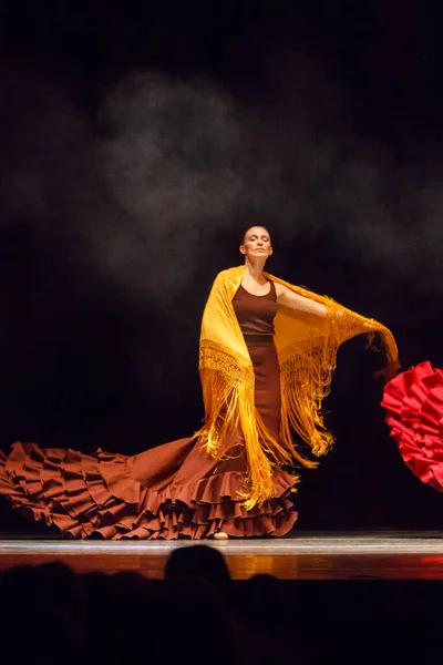 San Petersburg Rusia Noviembre 2014 Bailarines Identificados Las Escuelas Flamenco — Foto de Stock
