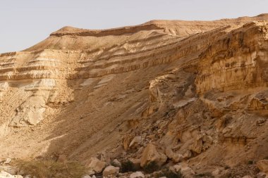 İsrail 'deki Yahudi Çölü' nün tepeleri ve kayalık rahatlığı
