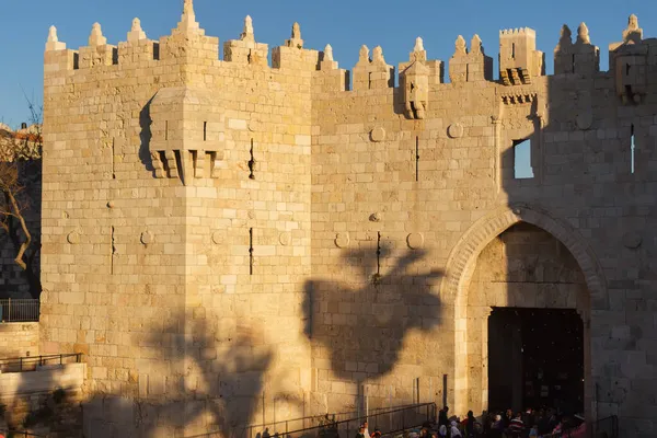 Puerta Antigua Ciudad Jerusalén Israel — Foto de Stock