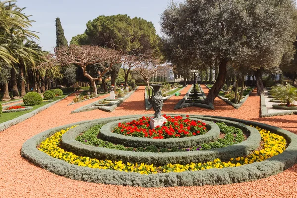 Landscaping Diverse Planten Bahai Garden — Stockfoto