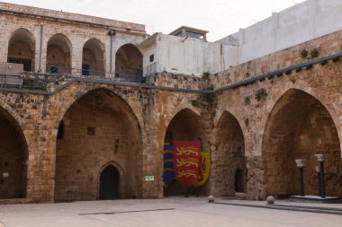 Akko kalesinin içi.