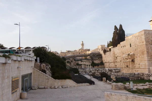 Parque Arqueológico Muralla Sur Jerusalén — Foto de Stock