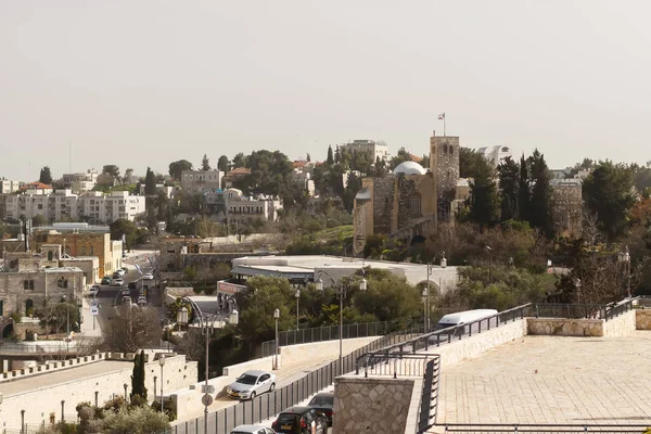 Вид Холмы Город Израиль — стоковое фото