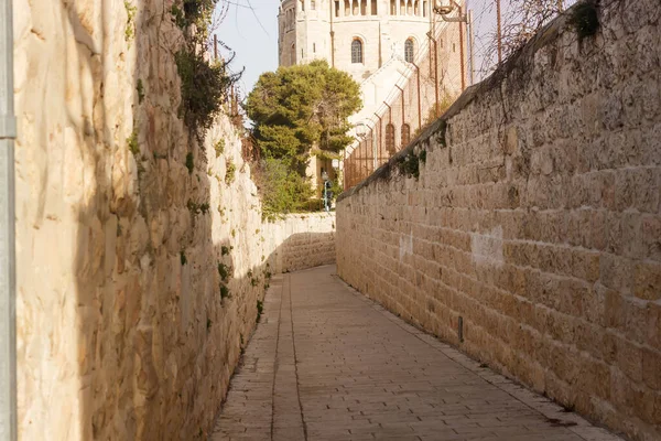 エルサレムの旧市街の通り — ストック写真