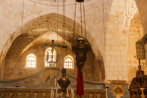 Bagian Dalam Biara Salib Suci Yerusalem — Stok Foto