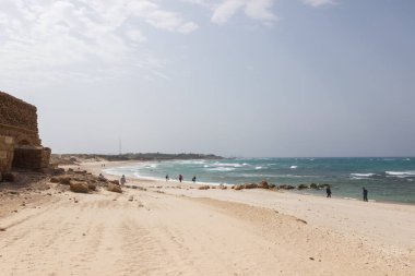 Su kemeri Caesaria'da kalıntıları