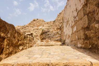 ruins of the amphitheater in Caesarea