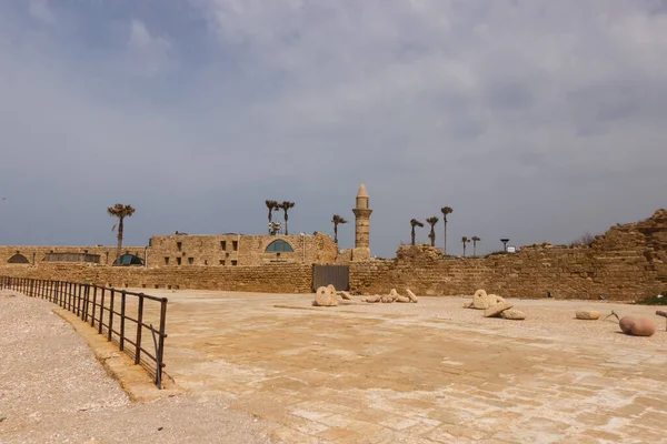 Ruinas Edificios Cesarea Israel — Foto de Stock