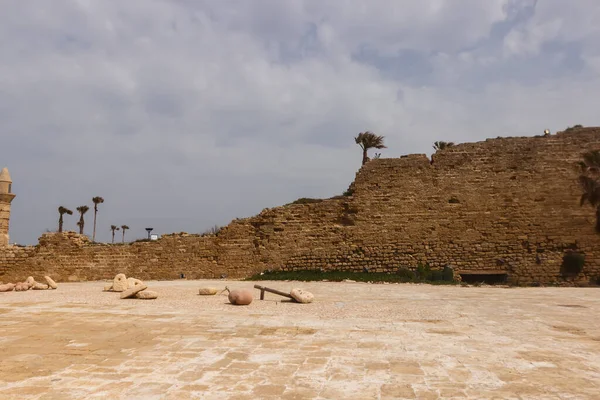 Ruinas Edificios Cesarea Israel — Foto de Stock