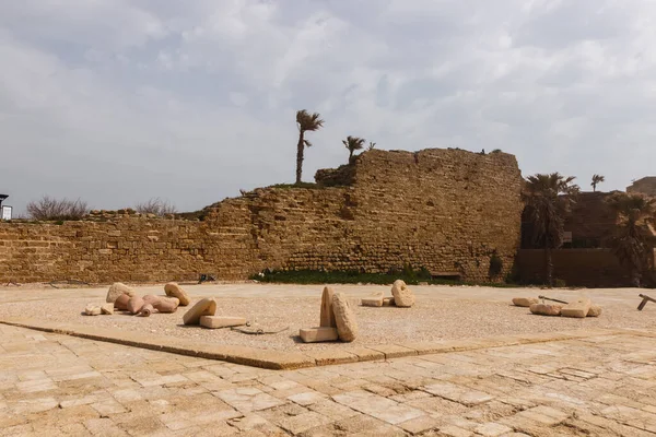 Ruinas Edificios Cesarea Israel — Foto de Stock