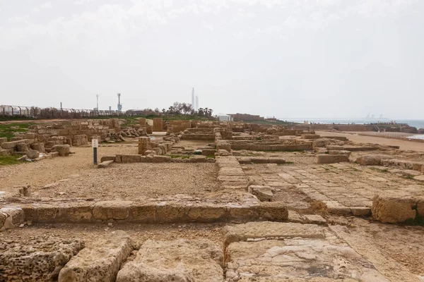 Ruinas Edificios Cesarea Israel — Foto de Stock