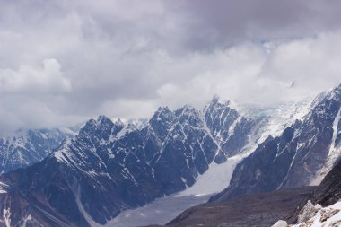 Thorong La Manaslu geçidinde dağ zirveleri, Himalayalar