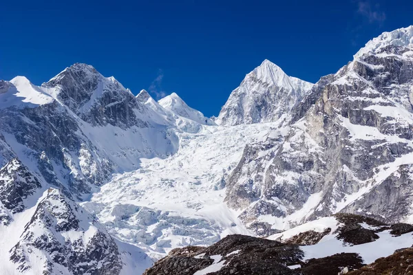 Thorong La Manaslu geçidinde dağ zirveleri, Himalayalar