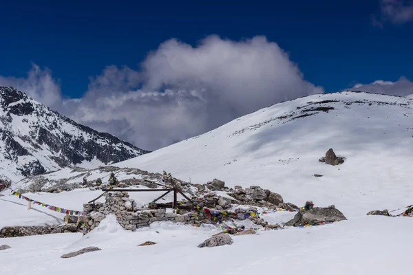 Thorong La Manaslu geçidinde dağ zirveleri, Himalayalar