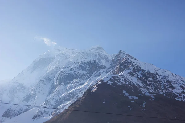 Schneebedeckte Gipfel Der Manaslu Region — Stockfoto