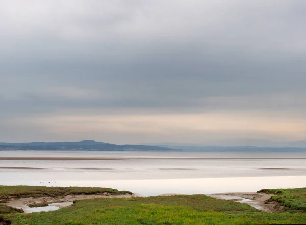 Vue Côte Grange Sur Les Sables Cumbrie Avec Des Zones — Photo