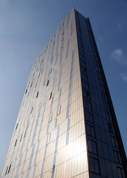 Manchester United Kingdom March 2022 Axis Tower Residential Skyscraper Whitworth — Foto de Stock