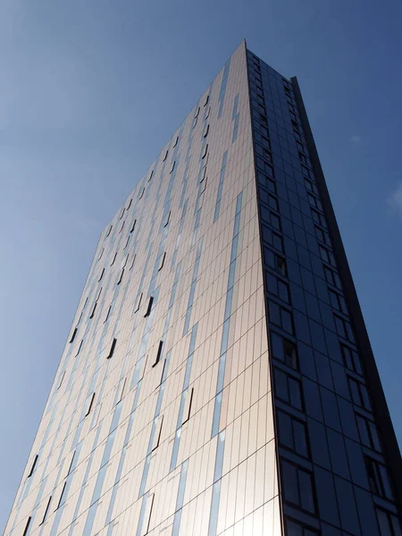 Manchester United Kingdom March 2022 Axis Tower Residential Skyscraper Whitworth — Foto de Stock