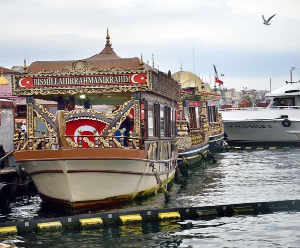 Traditional fish restaurants at sea — Stock Photo, Image