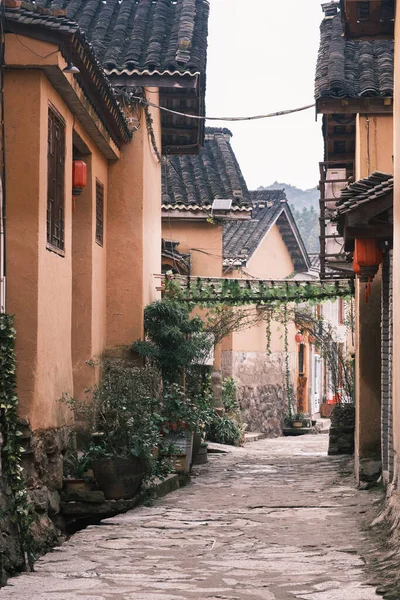 Landschaft Der Antiken Stadt Tianpu Dawan Xinyang Henan — Stockfoto