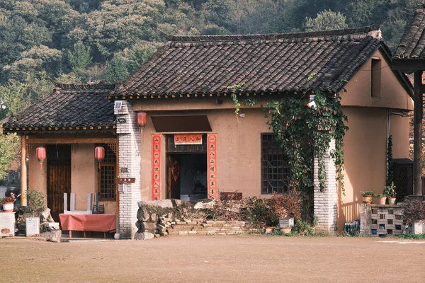 Paisaje Tianpu Dawan Ancient Town Xinyang Henan — Foto de Stock